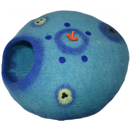 New blue Felt cat house whole sale and producer in Nepal