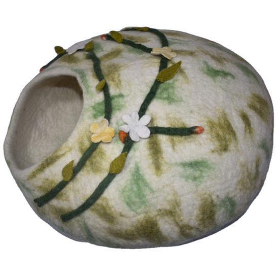 Export Quality felt Flowery Cat Cave Producers/Wholesale and high quality cat house