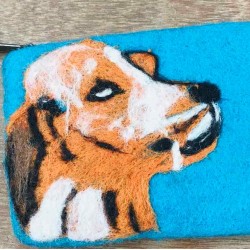 Dog Felted purse export quality