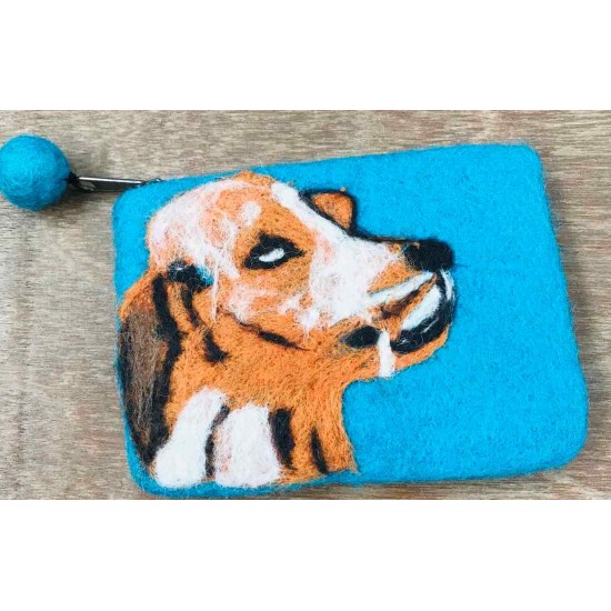 Dog Felted purse export quality