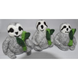 Sloth Bear felted doll