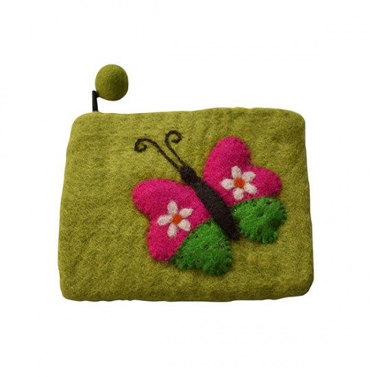 New Butterfly hand made purse