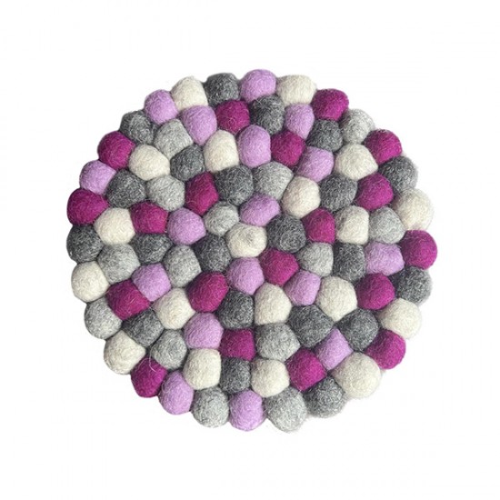 20 cm Felt Ball Mat made from wool