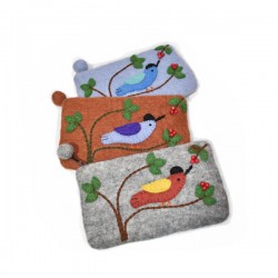 Felt long purse for multipurpose use/100% woolen Purse