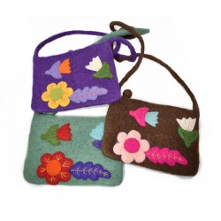 Felt bags made from New Zealand wool
