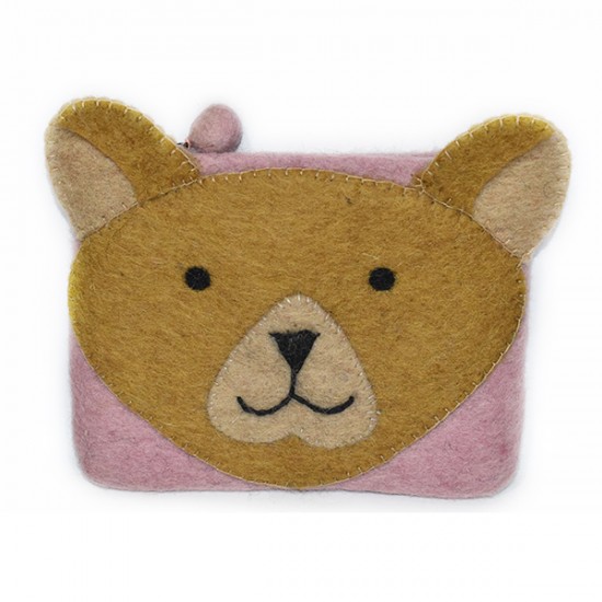 Pig Design Felted purse Fair made products