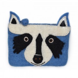 Racoon felt Purse/Fair price 