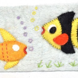 Felted Sea Animal made in Nepal