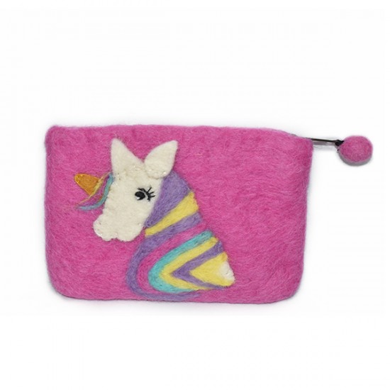 Felt Unicorn purse-Best seller felt purse