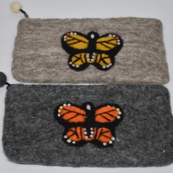 Pencil butterfly Purse