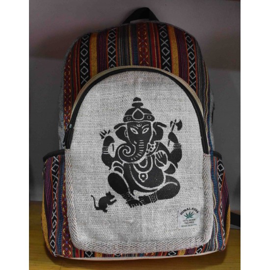 Hemp Bag printed design-Ganesha