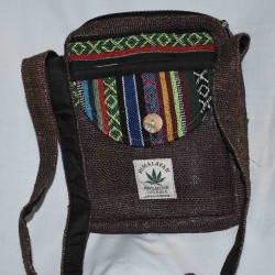 Hemp+Gheri Passport bag/Medium hemp bag
