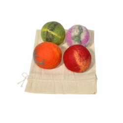Natural fair made Felted  dryer ball/100% organic laundry ball