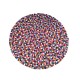 Multicolor Felt rugs 100cm Diameter