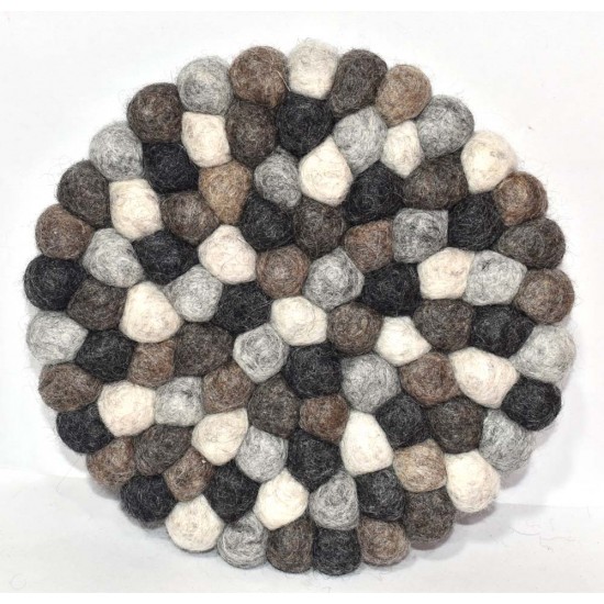 20 cm Natural color Felt Mat