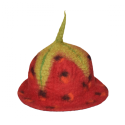 Strawberry felt Hat/100% woolen Hat/Fair made Felt Hat in Nepal