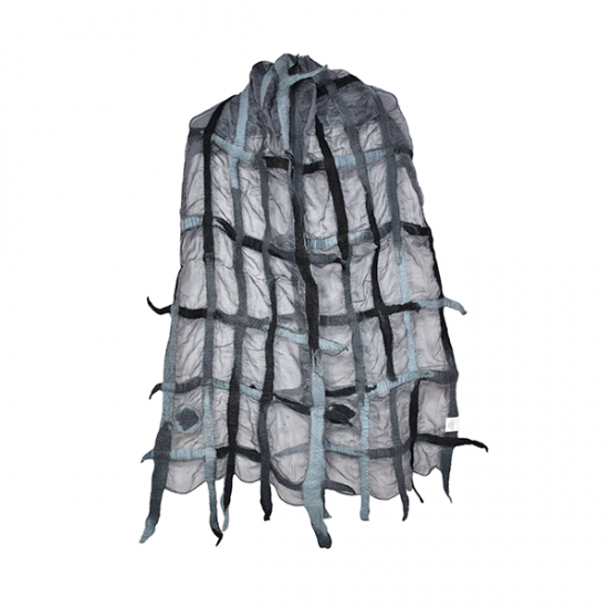 Silk scarf-Merino wool scarf(New)