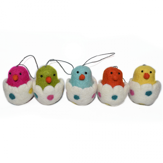 Felted Easter eggs manufactured in Nepal/Hand made easter party decorations