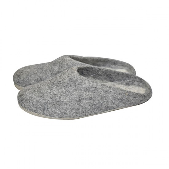 Plain Natural color Felt slipper-Best seller among males