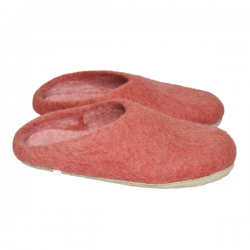 Soft pink Felt slipper