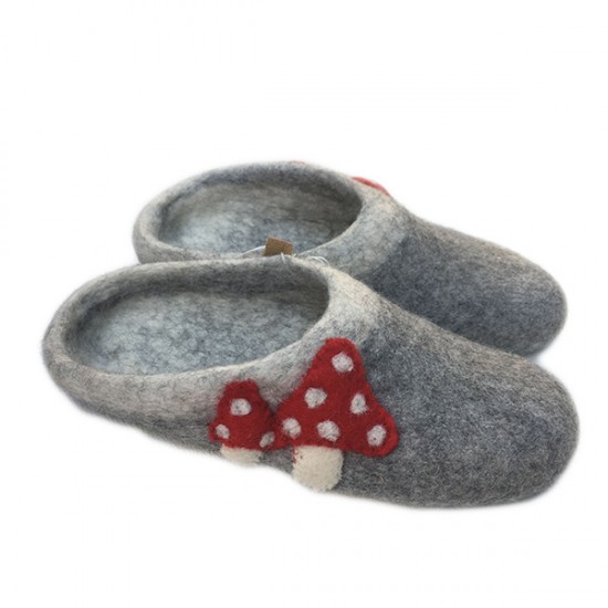 New Mushroom Design Felt slipper