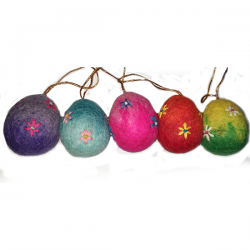 Felted Easter Eggs for decoration/Easter Holiday celebrate