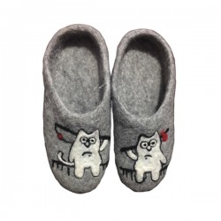 Latest design felt Slippers Natural color