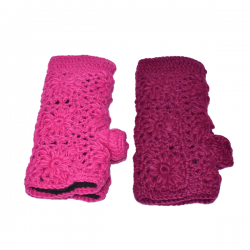 Fair Made woolen crochet Handwarmer Hand knitted in Nepal Fair Made woolen crochet Handwarmer Hand knitted in Nepal