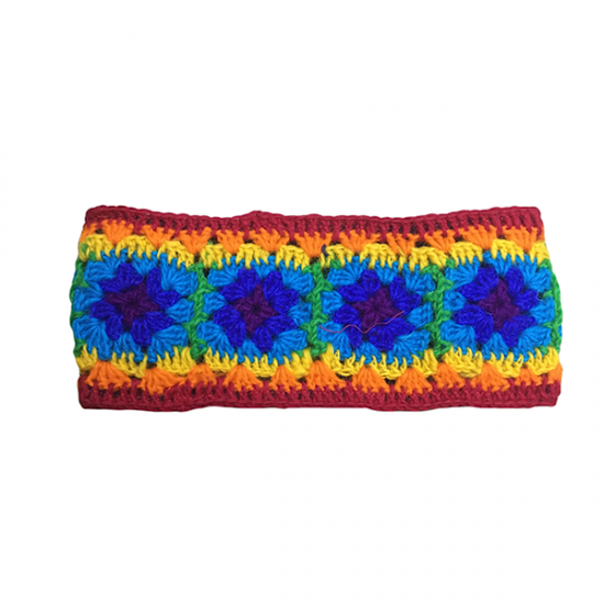 colorful crochet Head band Fair made in Nepal/Producer and exporter of Woolen Head band
