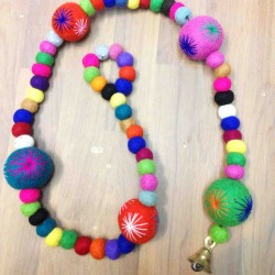 Hand made felted Hanger with big Bell
