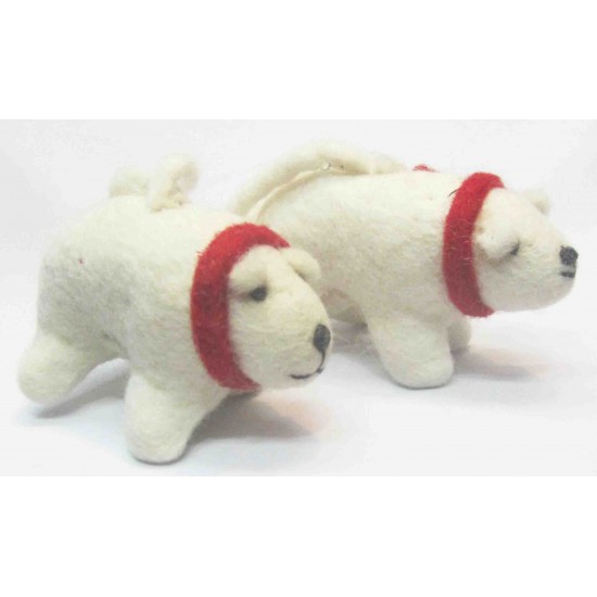 Felted Snow leopord