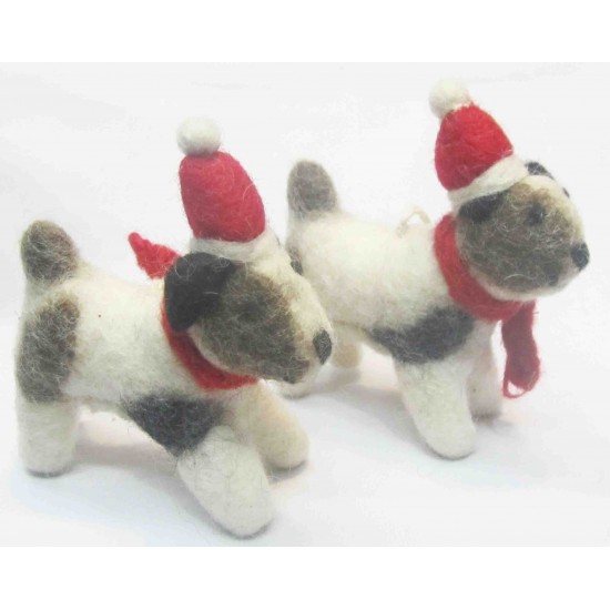 Felt doll for christmas