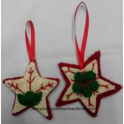 Felt star for christmas