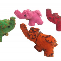 Felt Elephent Key Holder