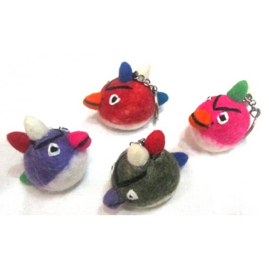 Felt Angry Bird Key Holder