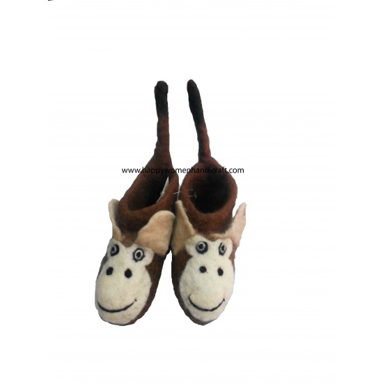 Felt Monkey Shoes latest design