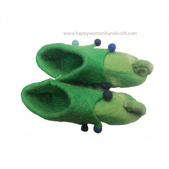 Felt Tie die Elephent shoes