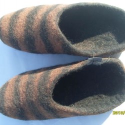 Felt Slipper with line-Big Size