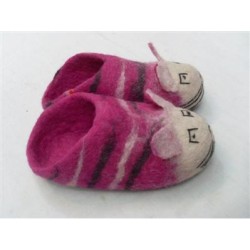 Felt Tiger Slipper