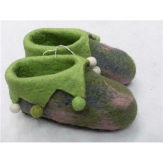 Felt Tie Die Folding Shoe