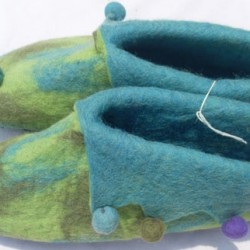 Felt Tie die Elephent shoes