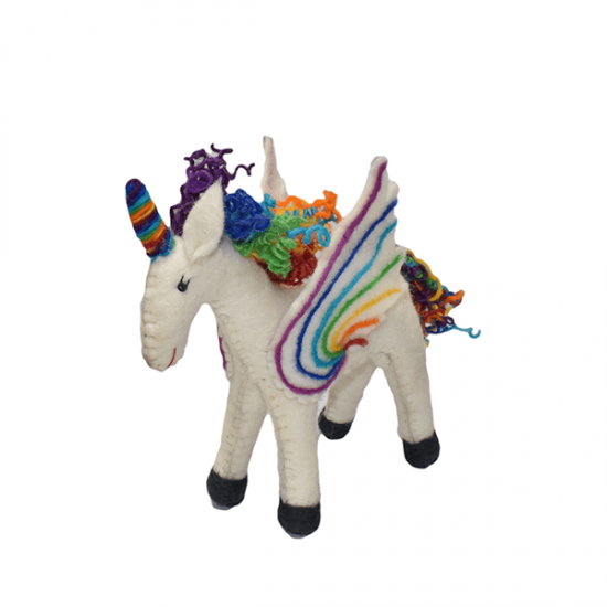 Felt Unicorn Doll-Fair made Gift