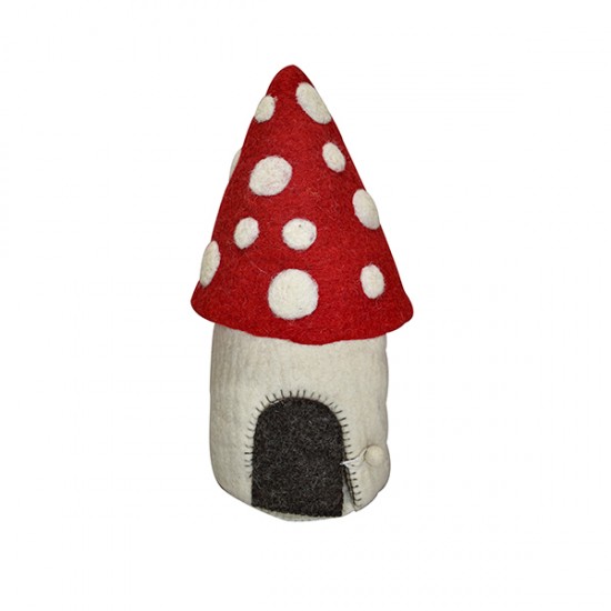 Felt Mushroom House export quality
