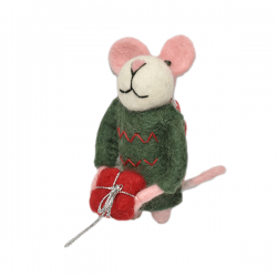 Felt Mouse set for Christmas Gift-King & Queen