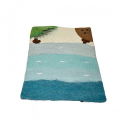Felt play mat for creative play hand made in Nepal
