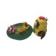Felt Fairy House in Wholesale price/Felt fairy house with Bee decorations