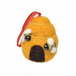 Felted Bee hive for decorations/Producers of felted bee hive/Fair made products Felted Bee hive for decorations/Producers of felted bee hive/Fair made products