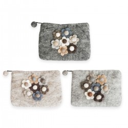 Felt Flower purse/Best seller felt purse in Nepal in wholesale price Felt Flower purse/Best seller felt purse in Nepal in wholesale price