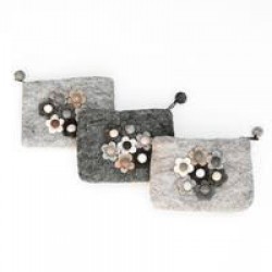 Felt Flower purse/Best seller felt purse in Nepal in wholesale price Felt Flower purse/Best seller felt purse in Nepal in wholesale price