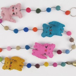 Felt cat Hanger